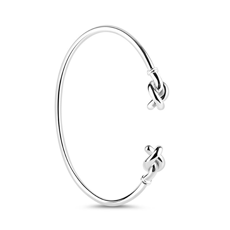 Double Knot Silver Bracelet