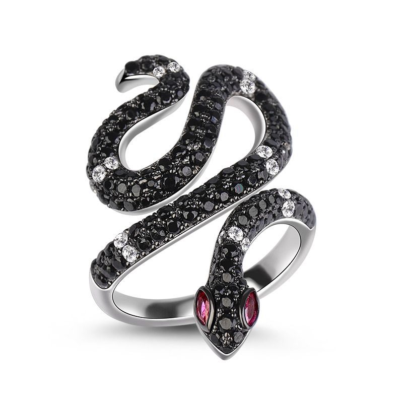 Black Snake Ring