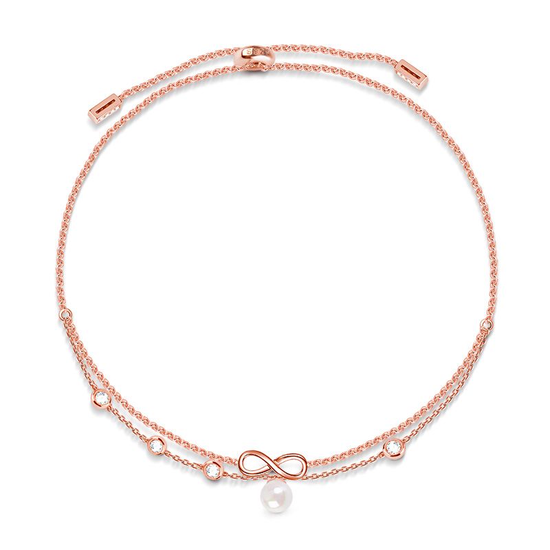 Pearl Infinity Anklet