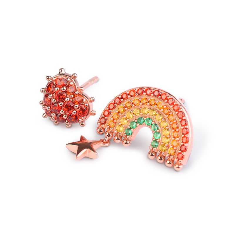 Rainbow Stud Earrings
