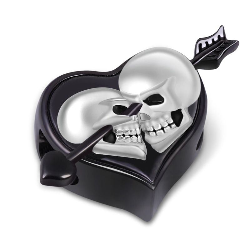 Arrow Through Skull Charm