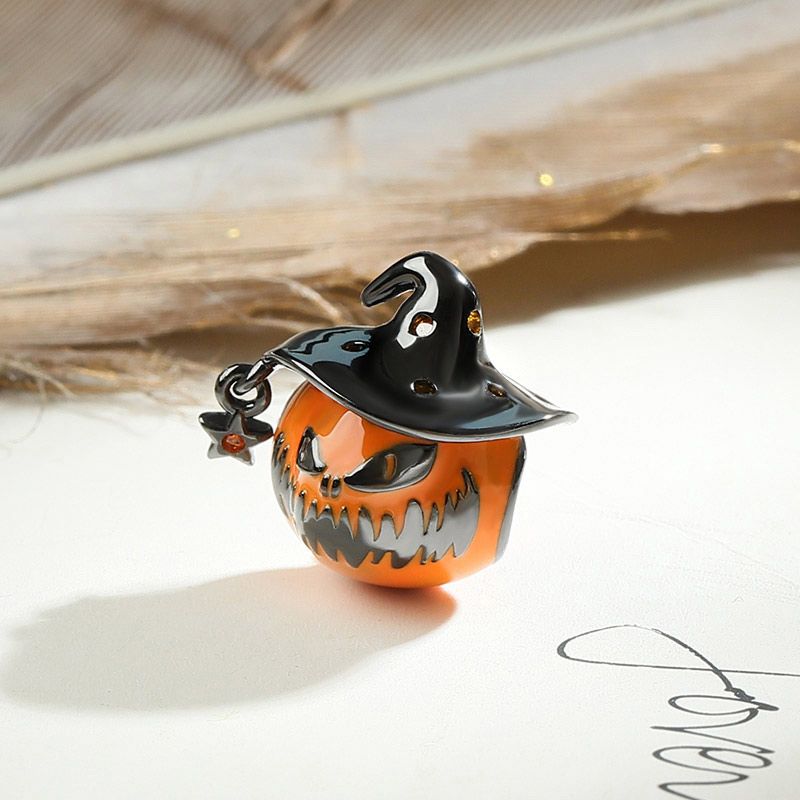 Wizard Hat Pumpkin Charm