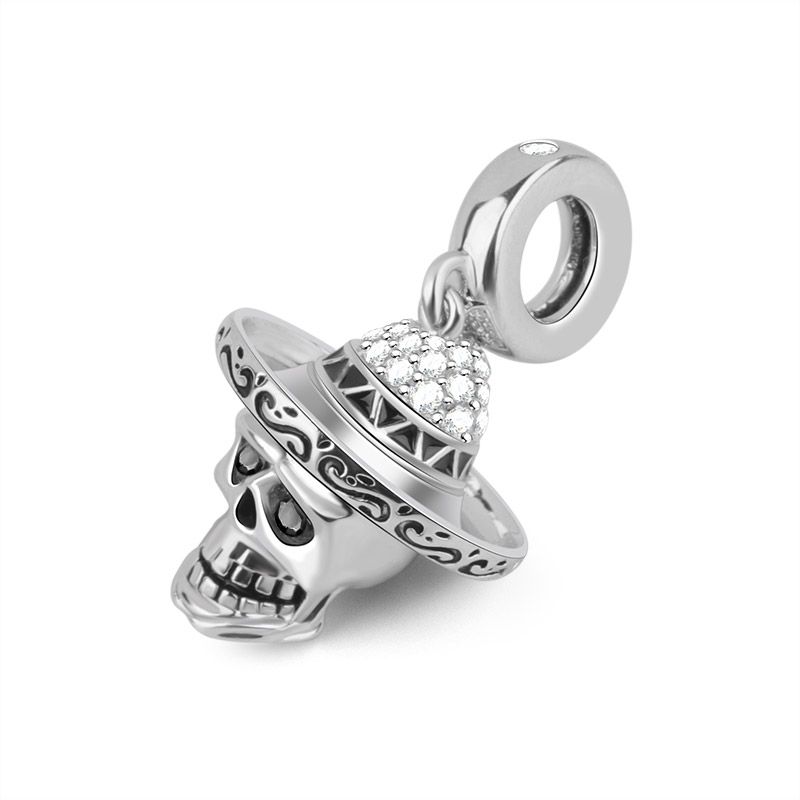 Mexican Skull Charm