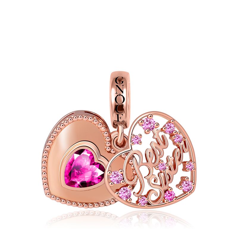 Best Sister Heart Pendant