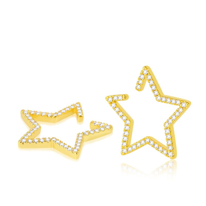 Star Hoop Ear Cuffs