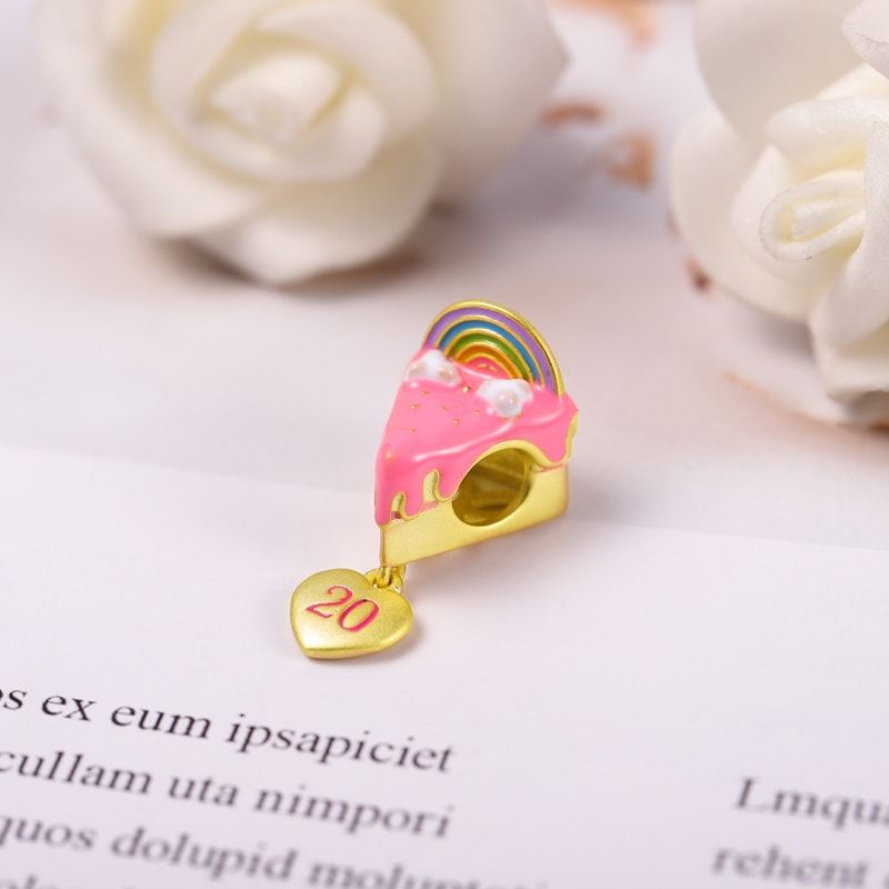 Rainbow Cake Charm