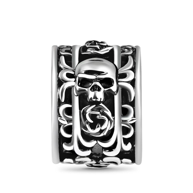 Skull Rose & Customized Charms Bracelet