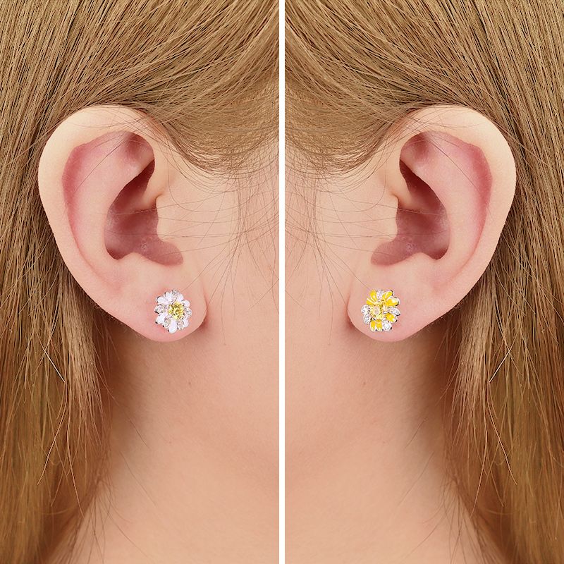 Daisy Flower Earrings