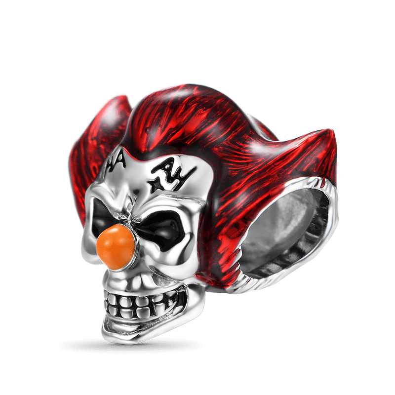 Clown Skull Charm