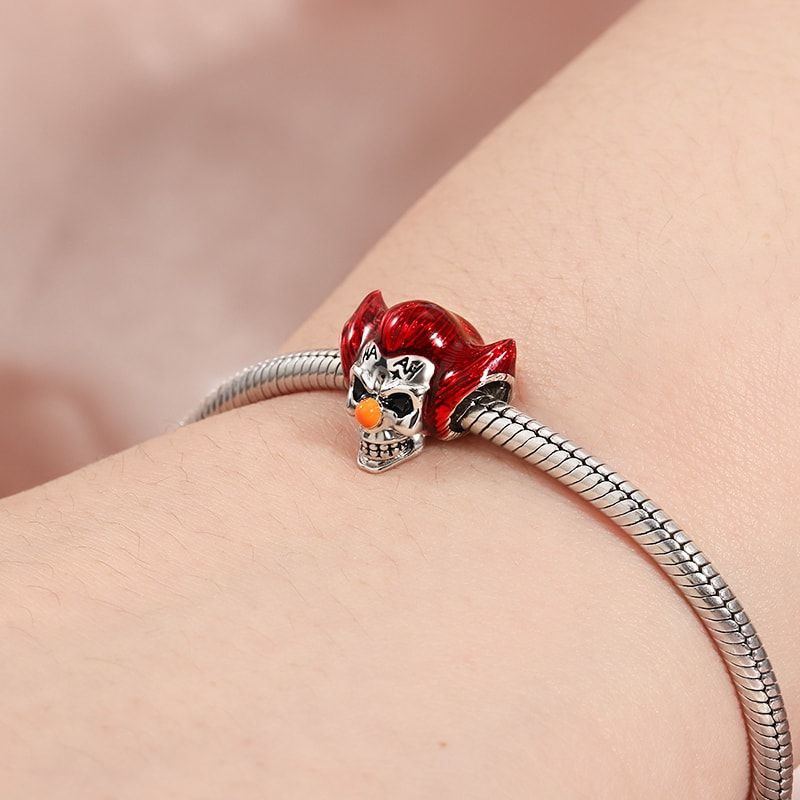 Clown Skull Charm