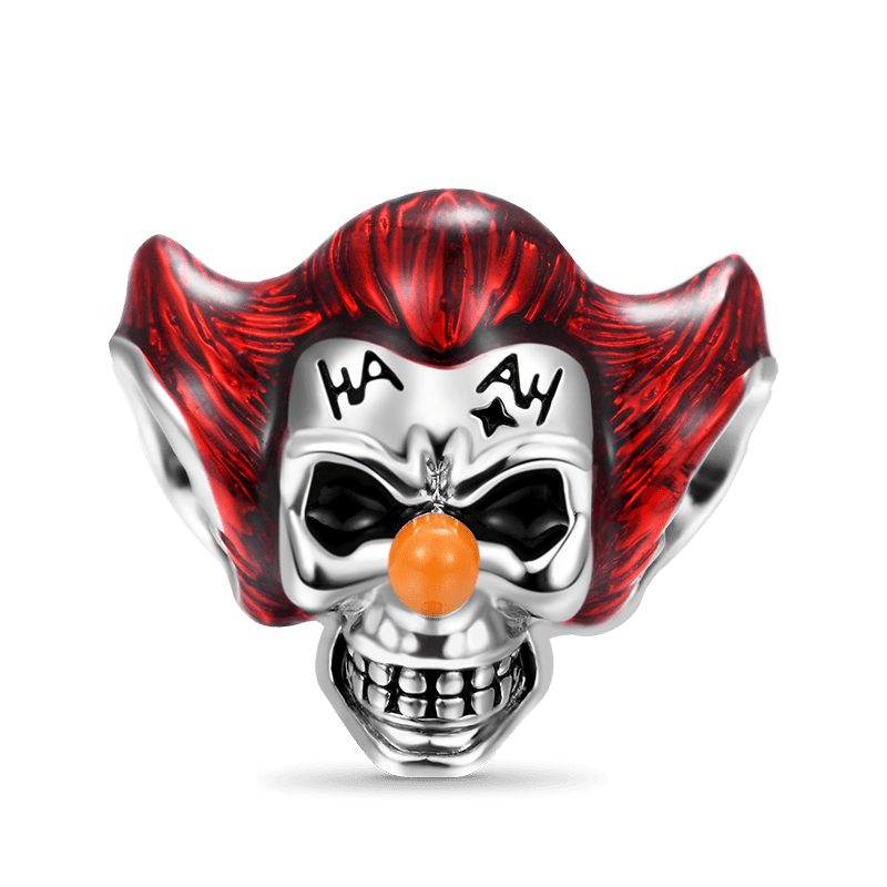 Clown Skull Charm