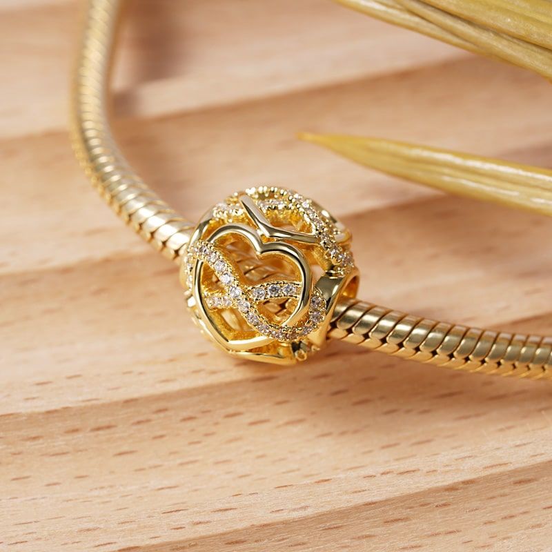 Infinite & Heart Charm