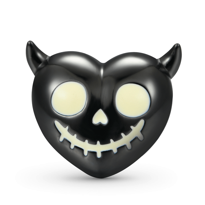 Luminous Devils Heart Skull