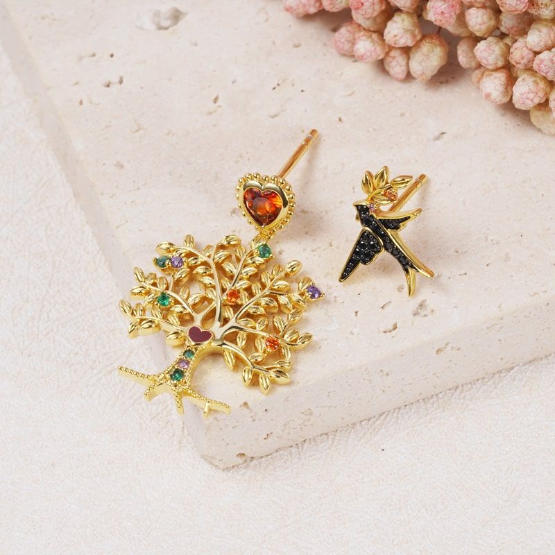 Tree of Life Ear Studs