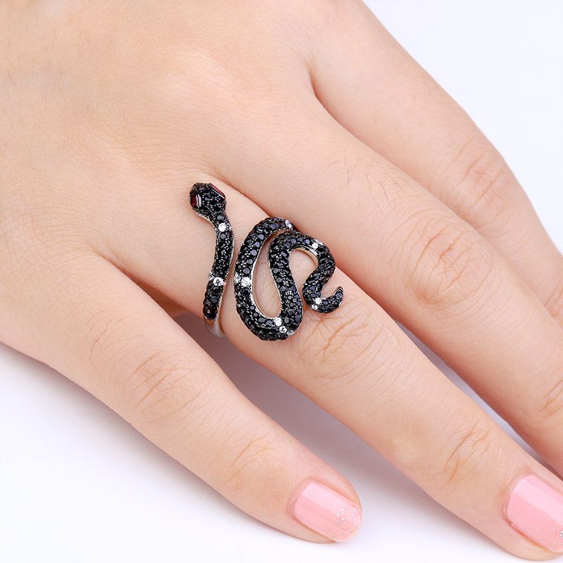 Black Snake Ring