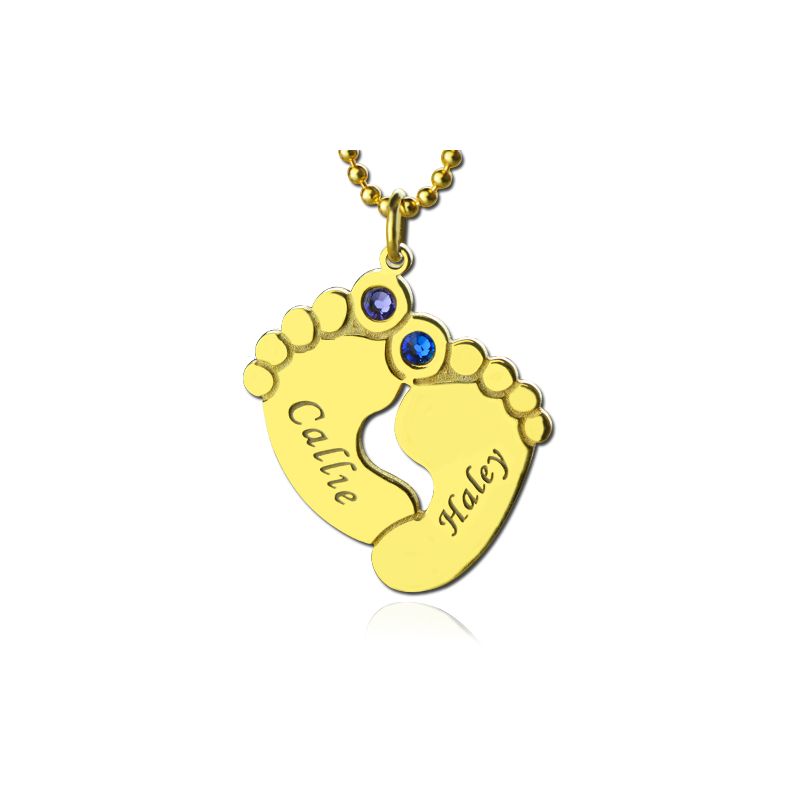 Baby Feet Necklace