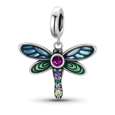Shiny Dragonfly Pendant