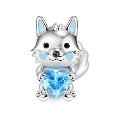 Arctic Wolf Charm