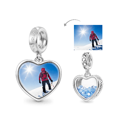 Dec.Birthstone Photo Pendant