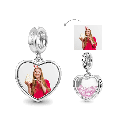 Oct.Birthstone Photo Pendant