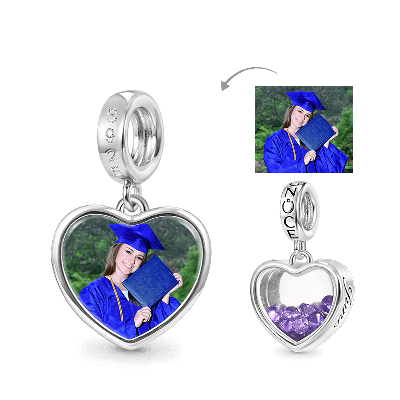 Jun.Birthstone Photo Pendant