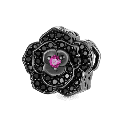 Black Rose Charm