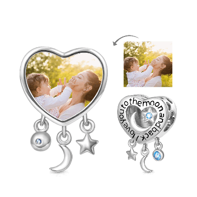 Heart Photo Charm