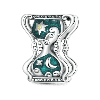 Sun&Moon Hourglass Charm
