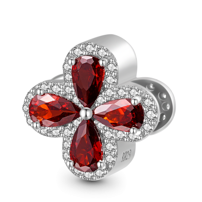 Clover Birthstone Charm