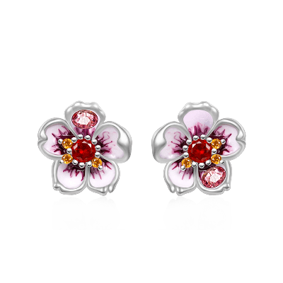 Cherry Blossoms Stud Earrings