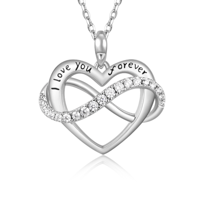 Infinite love Heart Necklace