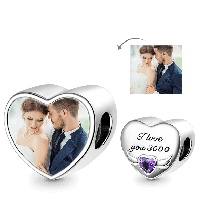 "Love Promise " Photo Charm