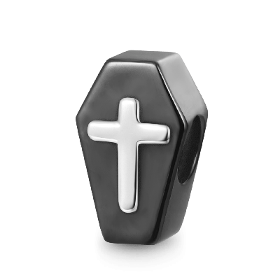 Black Coffin Charm