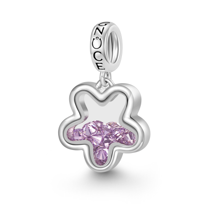 Plum Blossom Birthstone Pendant