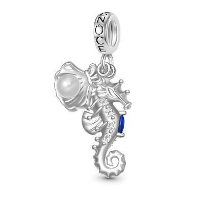 Seahorse Shell Pendant