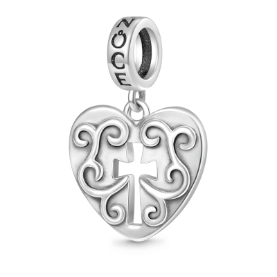 Crosslet Heart Pendant