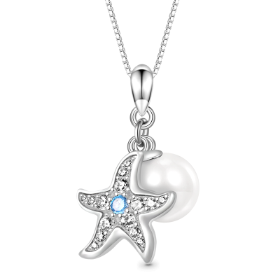 Starfish Pearl Necklace