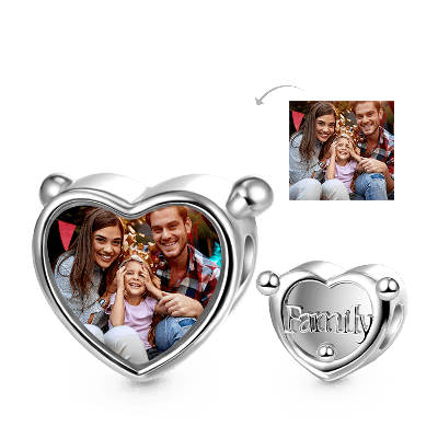 Family Love Photo Charm