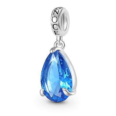 Pear-cut Birthstone Pendant
