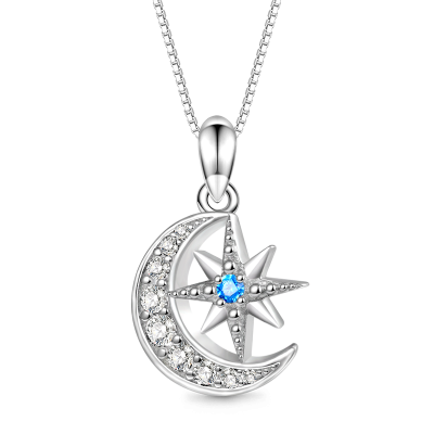 Moon & Star Necklace