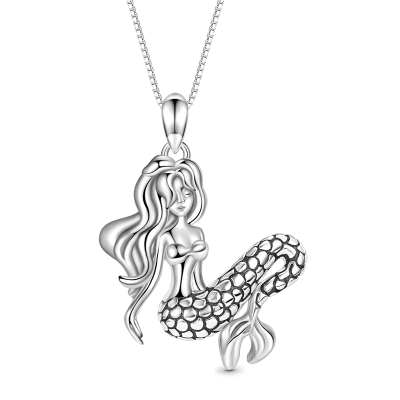 Sleeping Mermaid Necklace