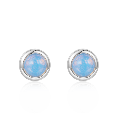 Moonstone Stud Earrings