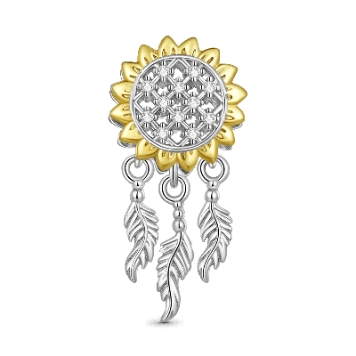 Sunflower Dream Catcher Charm