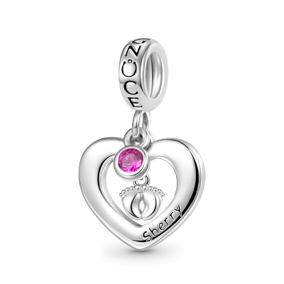 Footprint Engravable Pendant