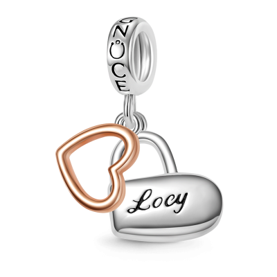 Love Lock Engravable Pendant