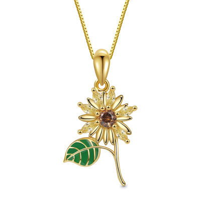 Sunflower Necklace