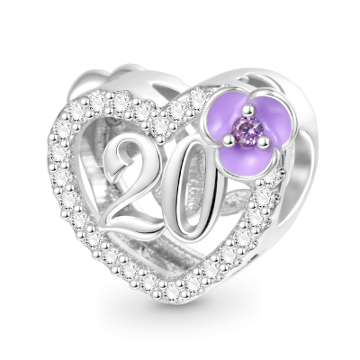 20th Birthday Charm
