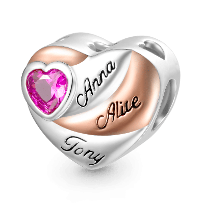 Love Heart Engravable Charm