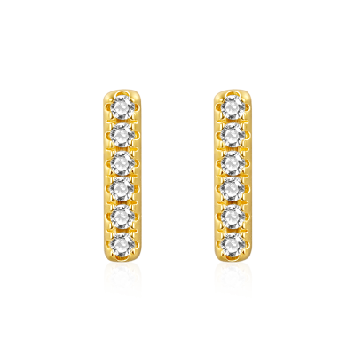 Dainty Bar Stud Earrings