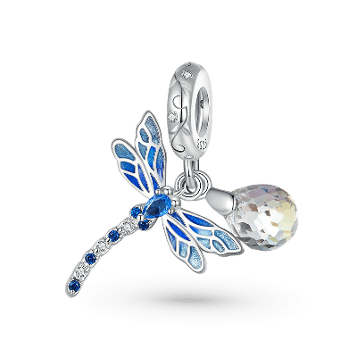 Blue Dragonfly Pendant